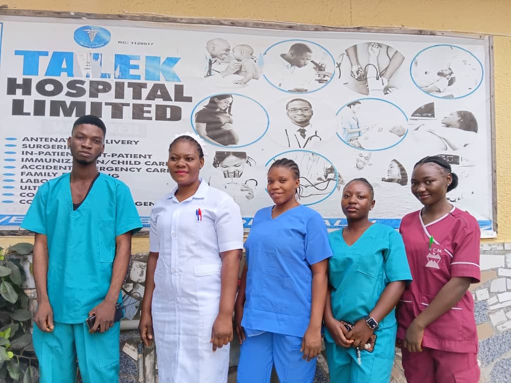 Staff training session at Talek Hospital